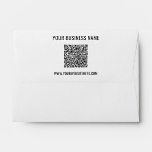 Personalized Envelope Your QR Code and Custom Text