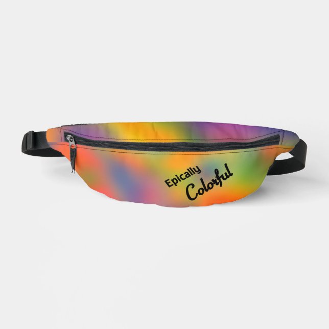 Personalized Epically Colourful Fanny Pack (Front)