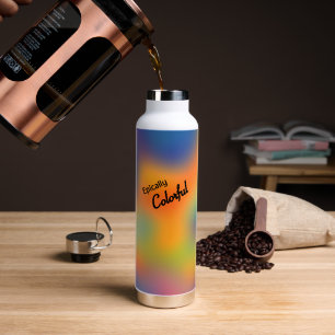 Personalized Epically Colourful Water Bottle