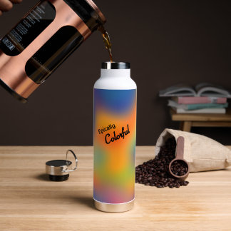 Personalized Epically Colourful Water Bottle