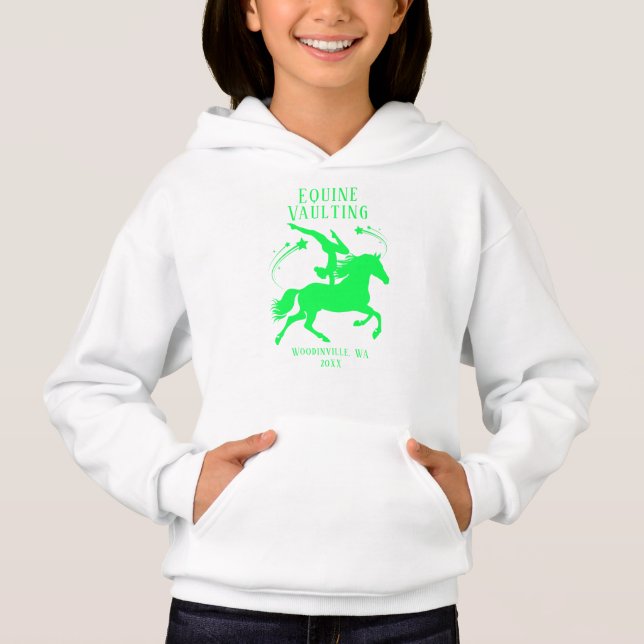 Personalized Equine Vaulting Location Date Name (Front)