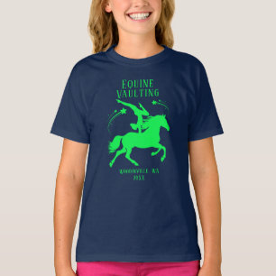 Personalized Equine Vaulting Location Date Name T-Shirt