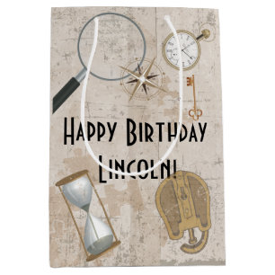 Personalized Escape Room Party Gift Bag