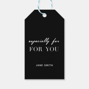 Personalized "Especially For You" gift tag