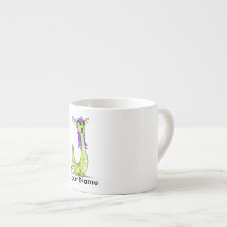 Personalized espresso mug with "J" Monster