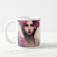 Personalized Ethereal Girl with Pink Freckles
