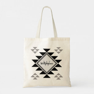 Personalized ethnic tote bag