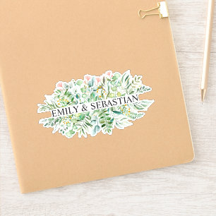 Personalized Eucalyptus Leafs Sticker