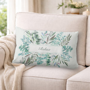 Personalized Eucalyptus Relax Lumbar Pillow