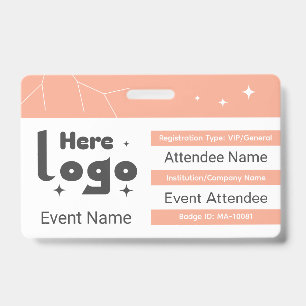 Personalized Event Badge ID