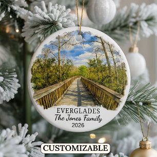 Personalized Everglades National Park, Florida Ceramic Ornament