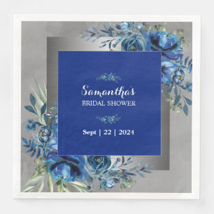 Personalized Everlasting Elegance: Bridal Shower Napkin