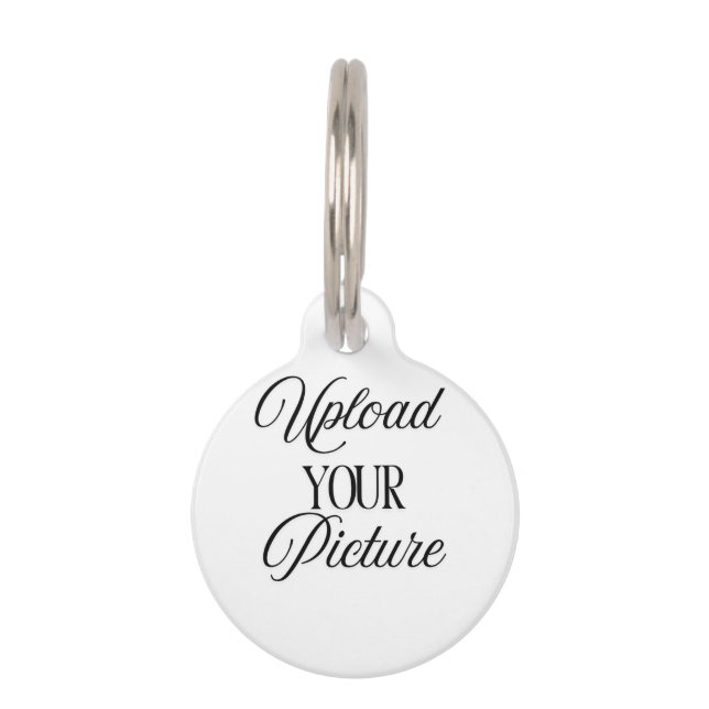 Personalized Evil Eye Pet Collar Charm Tag (Front)