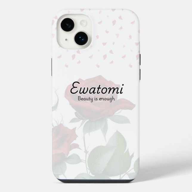 Personalized Ewatomi iPhone case (Back)
