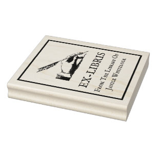 Personalized Ex-Libris Wooden Stamp