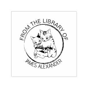 Personalized Exlibris Monogram Library Custom book Self-inking Stamp