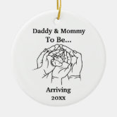 Useful Gifts Presents For Mom And Dad On Christmas Custom Photo Baby Bump Acrylic Ornament To Daddy, Mommy - Christmas Gi Presents For Mom And Dad On Christmas Vacation