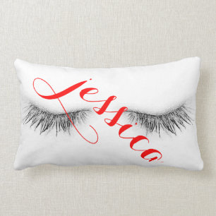 Personalized Eyelashes Design Lumbar Pillow
