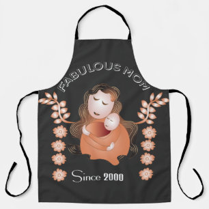 Personalized Fabulous Mom Apron