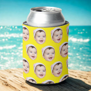Personalized Face Birthday Favours Bachelor Party Can Cooler
