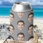Personalized Face Birthday Favours Bachelor Party Can Cooler<br><div class="desc">If You Need Any Help Please Contact Me.</div>