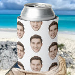 Personalized Face Birthday Favours Bachelor Party Can Cooler<br><div class="desc">If You Need Any Help Please Contact Me.</div>