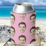 Personalized Face Birthday Favours Bachelor Party Can Cooler<br><div class="desc">If You Need Any Help Please Contact Me.</div>