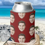 Personalized Face Birthday Favours Bachelor Party Can Cooler<br><div class="desc">If You Need Any Help Please Contact Me.</div>