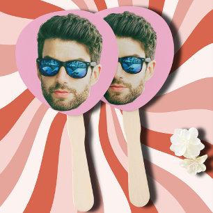 Personalized Face Birthday Favours Bachelor Party Hand Fan