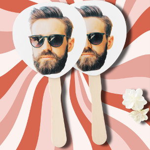 Personalized Face Birthday Favours Bachelor Party Hand Fan