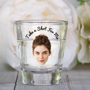 Personalized Face Custom Birthday Party Favours Shot Glass