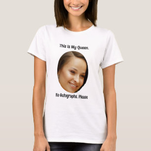Personalized Face Custom Photo Picture Fun Couple T-Shirt