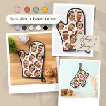 Personalized Face Custom Photo With Heart Couple Oven Mitt<br><div class="desc">Funny Custom Oven Mitt & Pot Holder Set with Your Face,  and your lover Baking Gifts for Women or Men for Kitchen Cooking,  BBQ,  Grillin faces Photo pattern,  great gifts Whether it's a housewarming,  a friend's birthday,  wedding or any occasion.</div>