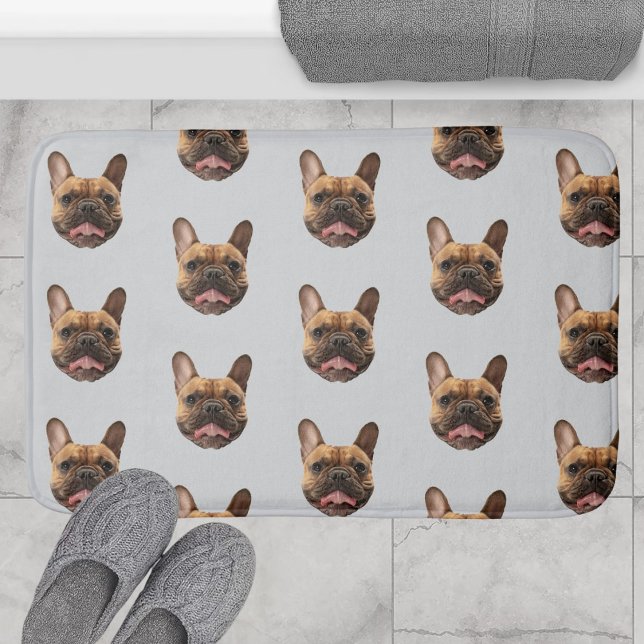 Personalized Face Dog Bathroom Decor Custom Cat Bath Mat (Creator Uploaded)