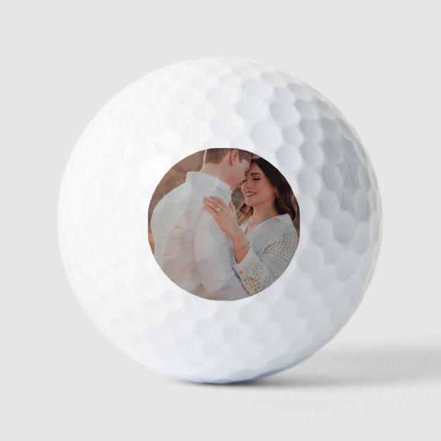 Personalized Face Groomsman Golf Funny Golf  Balls (Front)