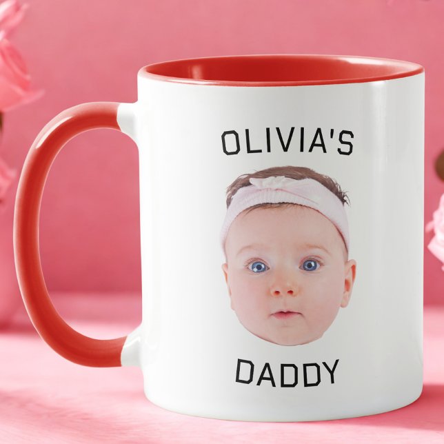 Personalized Face Mug, Custom Baby Mug, Dad Gift Mug (Creator Uploaded)