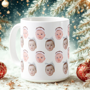 Personalized Face Photo, Custom Mug Face, Dad Mom 