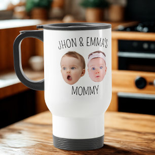 Personalized Face Photo Mug, Mother's Day Gift Travel Mug