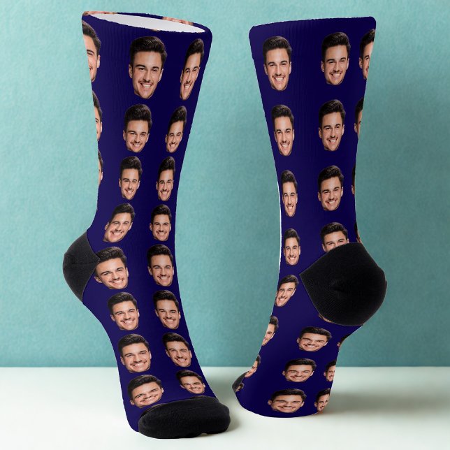 Personalized Face Photo Socks, Upload Your Picture Socks (Creator Uploaded)