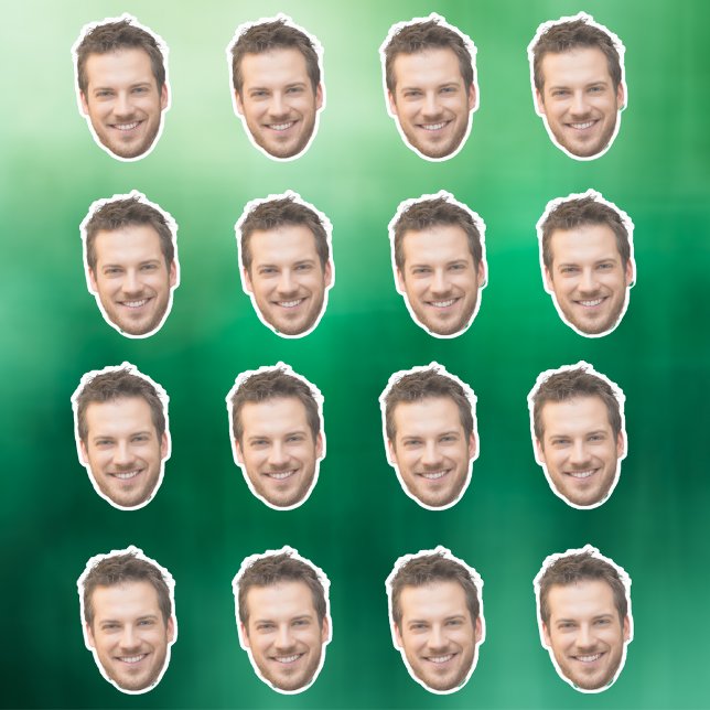 Personalized Face Stickers, Custom Face, Photo (Creator Uploaded)