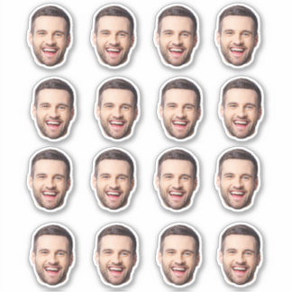 Personalized Face Stickers Custom Photo Face