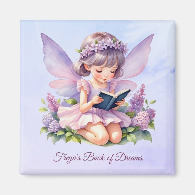 Personalized Fairy Art Freya Dreams Magnet (Devant)