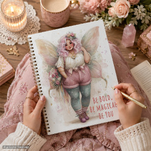 Personalized Fairy Art Journal – Be Bold Be You