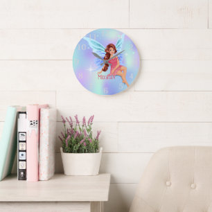 Personalized Fairy Large Clock