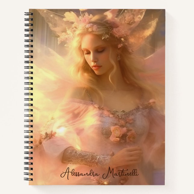 Personalized Fairy Notebook – Magical Fantasy  (Front)