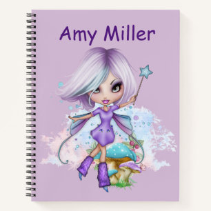 Personalized Fairy Sketch Notebook