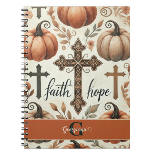 Personalized Faith & Hope Christian Halloween Notebook
