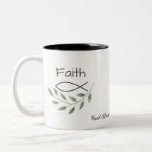 Personalized Faith Leaf God Bless You Mug Cup