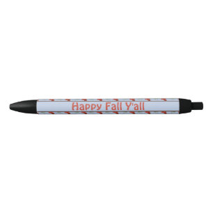 Personalized Fall Black Ink Pen