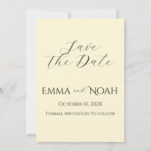 Personalized Fall Blossom Save the Date Card